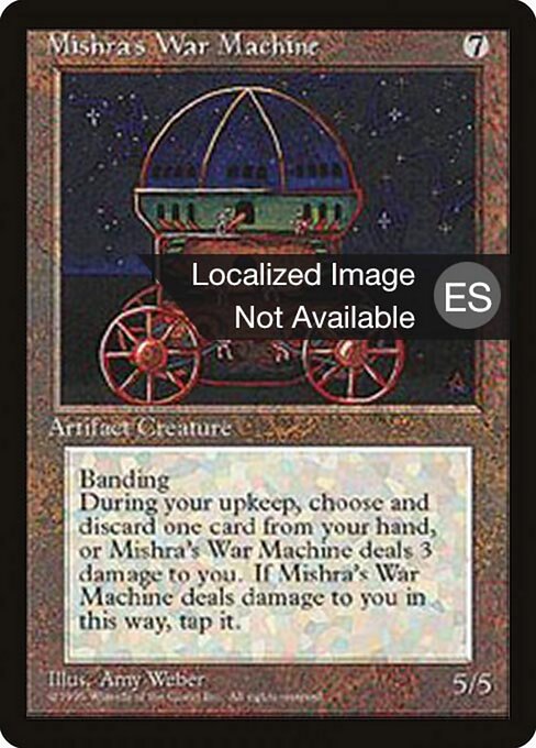 Mishra's War Machine (337) [Fourth Edition Foreign Black Border]