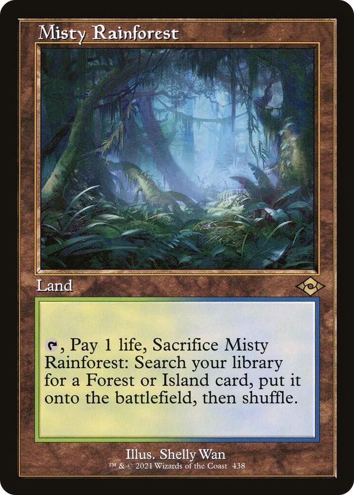 Misty Rainforest (Retro Frame) (438) [Modern Horizons 2]