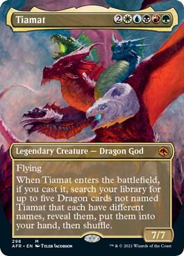 Tiamat (Borderless) (298) [Adventures in the Forgotten Realms] [Borderless]