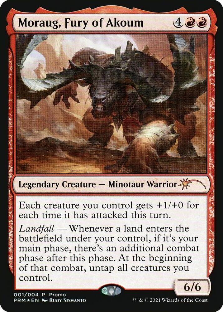 Moraug, Fury of Akoum (1) [Unique and Miscellaneous Promos]