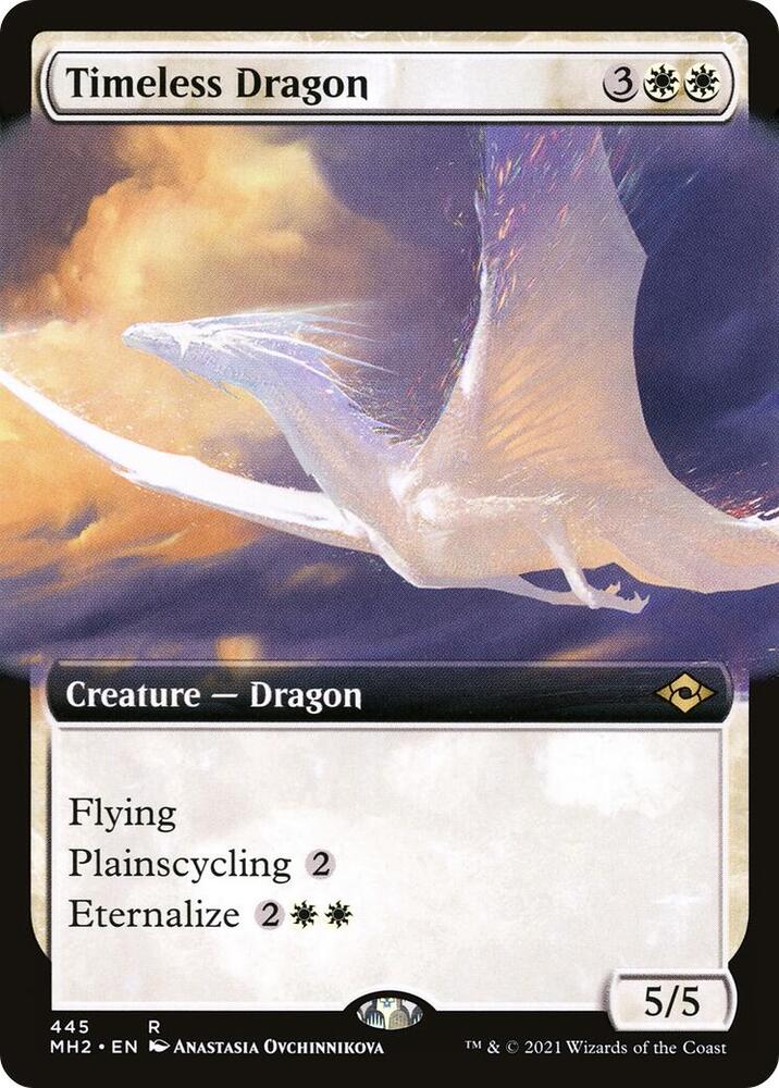 Timeless Dragon (Extended Art) (445) [Modern Horizons 2] [Extended Art]