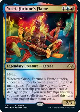 Yusri, Fortune's Flame (MH2 Bundle) (492) [Unique and Miscellaneous Promos]