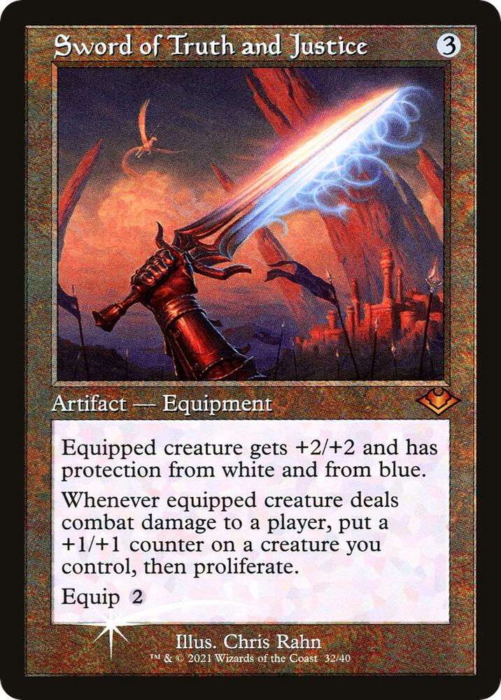 Sword of Truth and Justice (Retro Frame) (32) [Modern Horizons]