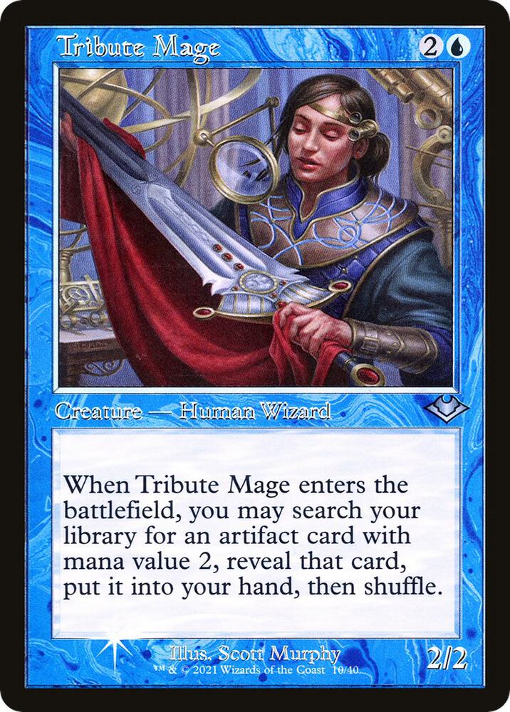 Tribute Mage (Retro Frame) (10) [Modern Horizons]