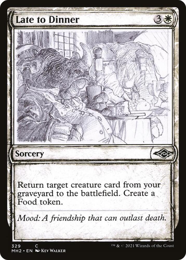 Late to Dinner (Showcase) (329) [Modern Horizons 2] [Showcase]