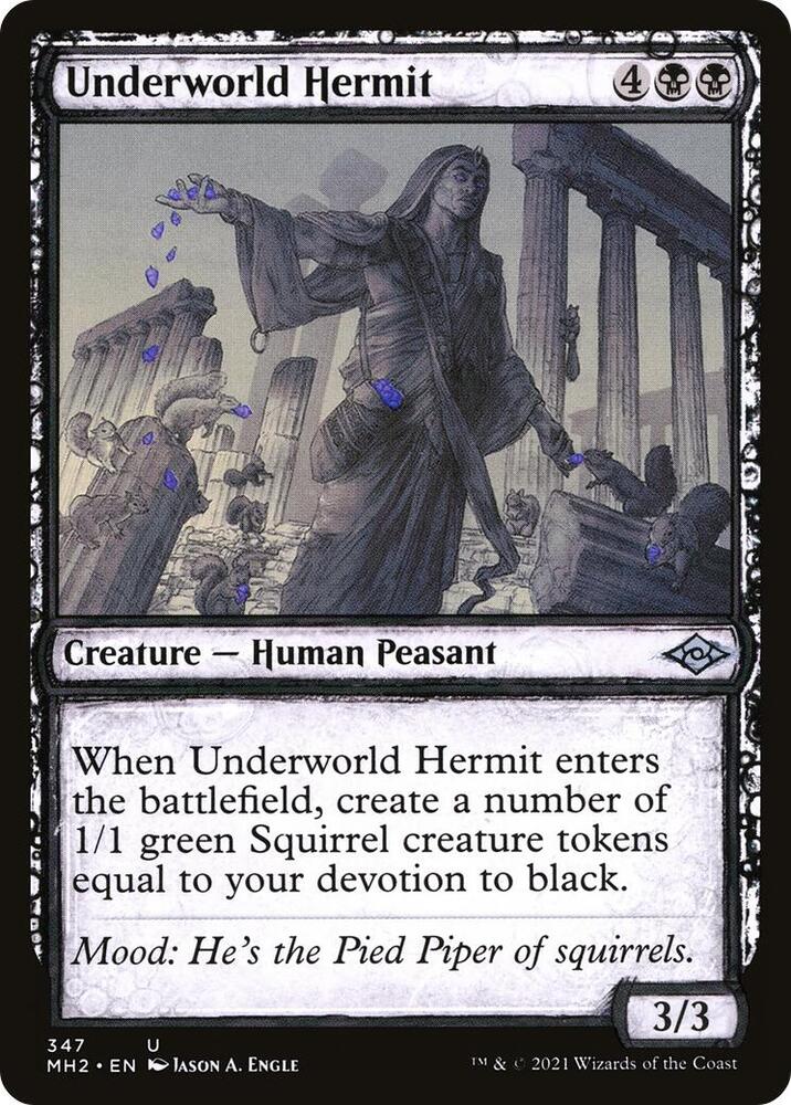 Underworld Hermit (Showcase) (347) [Modern Horizons 2] [Showcase]
