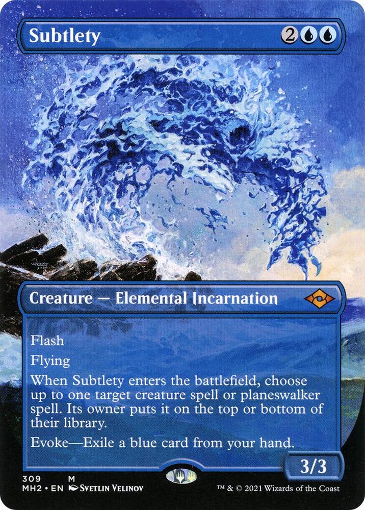 Subtlety (Borderless) (309) [Modern Horizons 2] [Borderless]