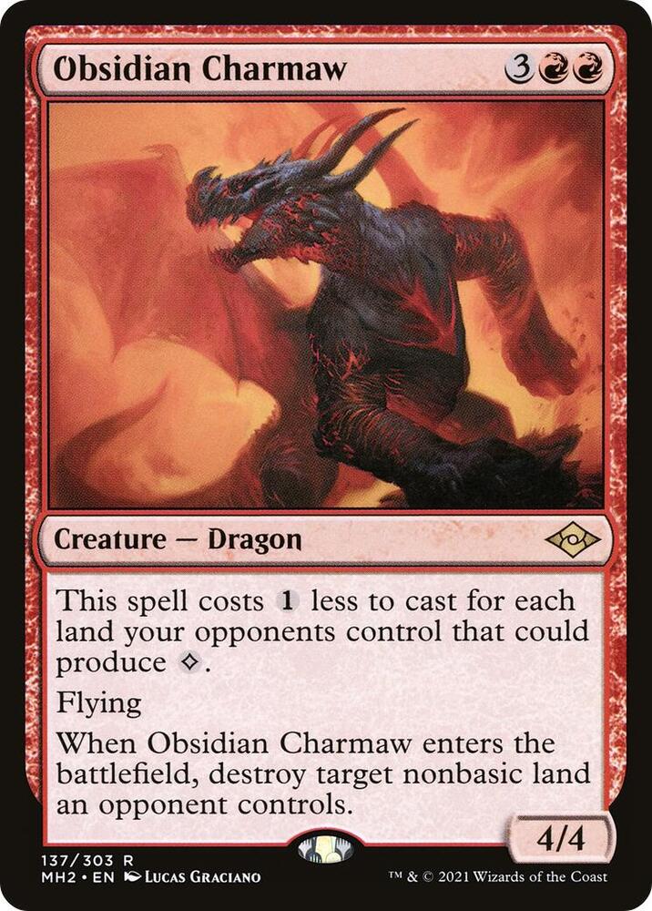 Obsidian Charmaw (137) [Modern Horizons 2]