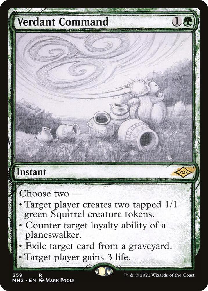 Verdant Command (Showcase) (359) [Modern Horizons 2] [Showcase]