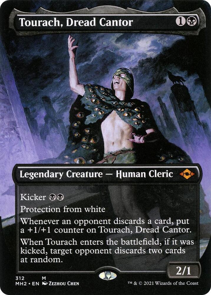 Tourach, Dread Cantor (Borderless) (312) [Modern Horizons 2] [Borderless]