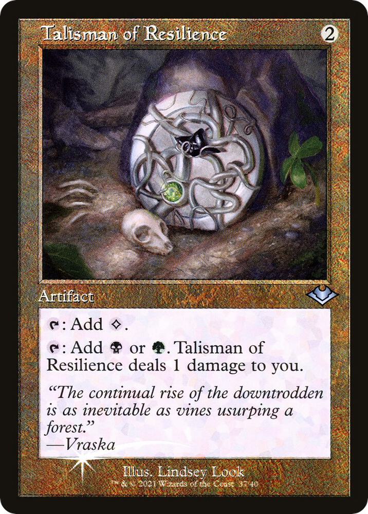 Talisman of Resilience (Retro Frame) (37) [Modern Horizons]