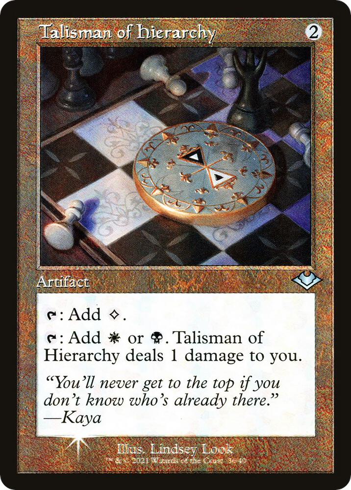 Talisman of Hierarchy (Retro Frame) (36) [Modern Horizons]