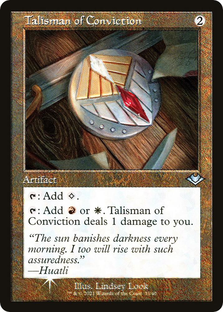 Talisman of Conviction (Retro Frame) (33) [Modern Horizons]