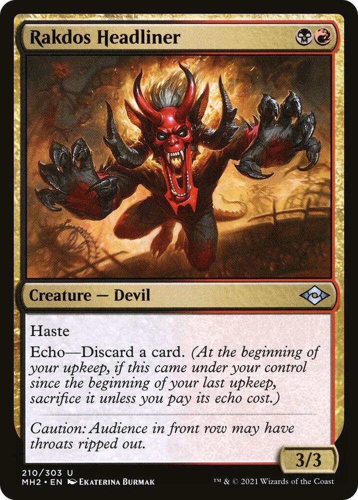 Rakdos Headliner (210) [Modern Horizons 2]