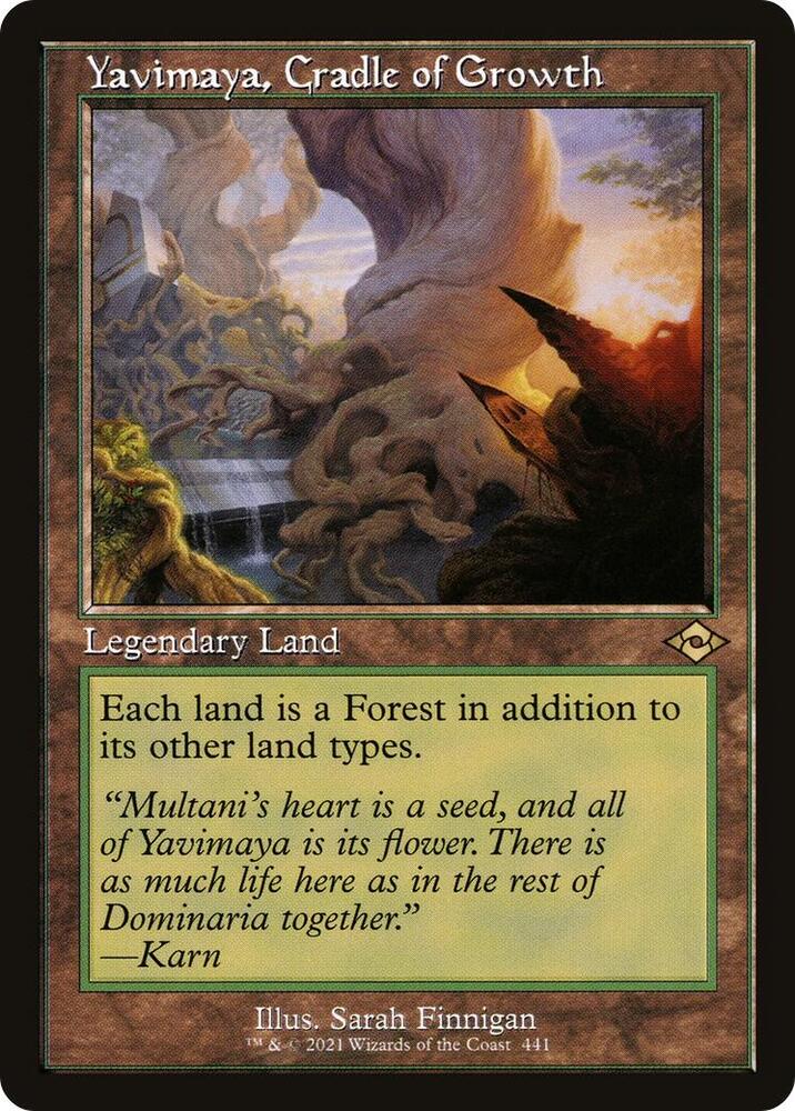 Yavimaya, Cradle of Growth (Retro Frame) (441) [Modern Horizons 2]