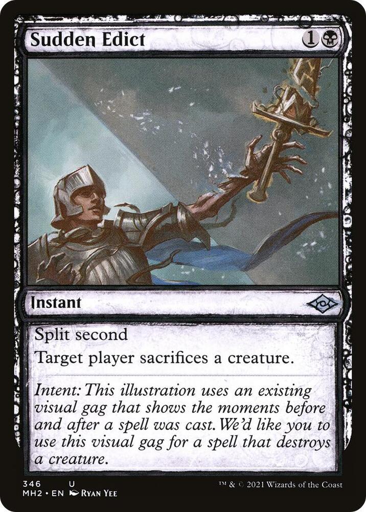 Sudden Edict (Showcase) (346) [Modern Horizons 2] [Showcase]