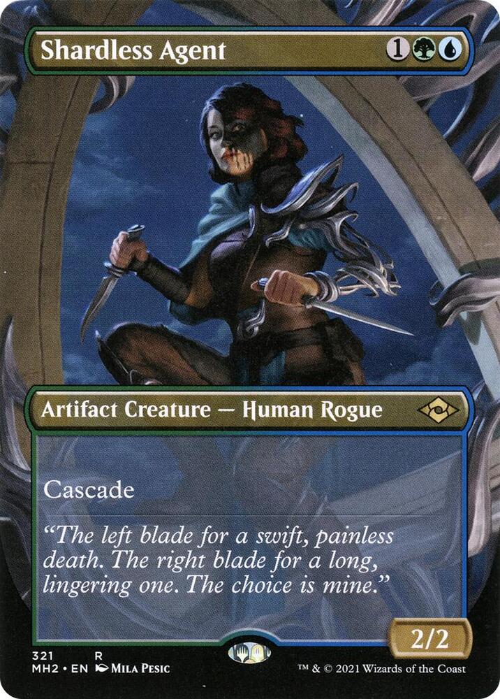 Shardless Agent (Borderless) (321) [Modern Horizons 2] [Borderless]