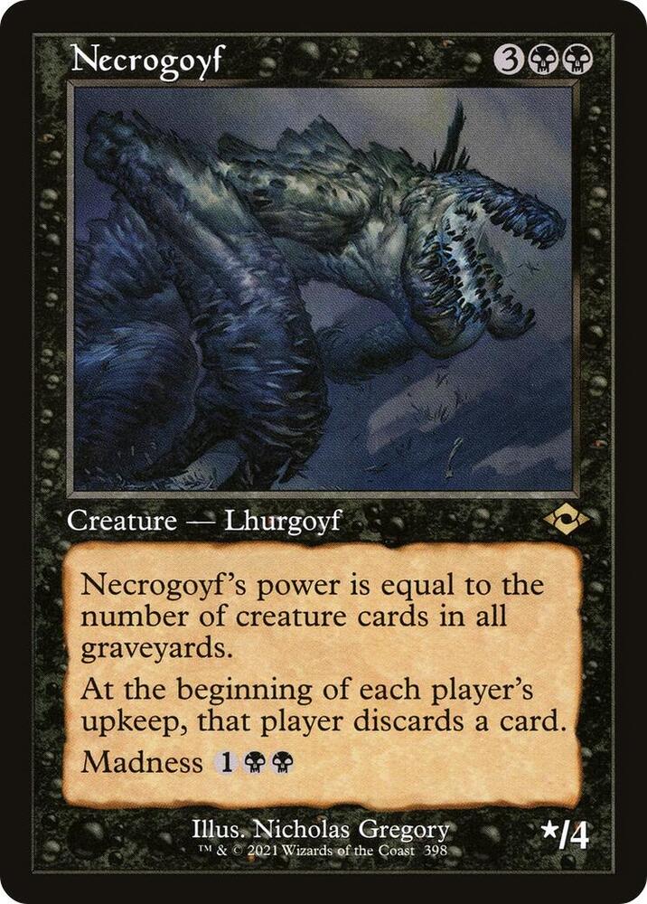 Necrogoyf (Retro Frame) (398) [Modern Horizons 2]