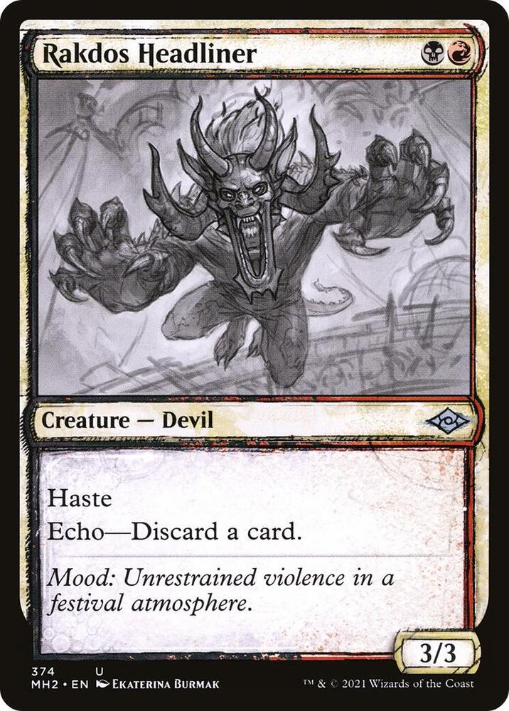 Rakdos Headliner (Showcase) (374) [Modern Horizons 2] [Showcase]