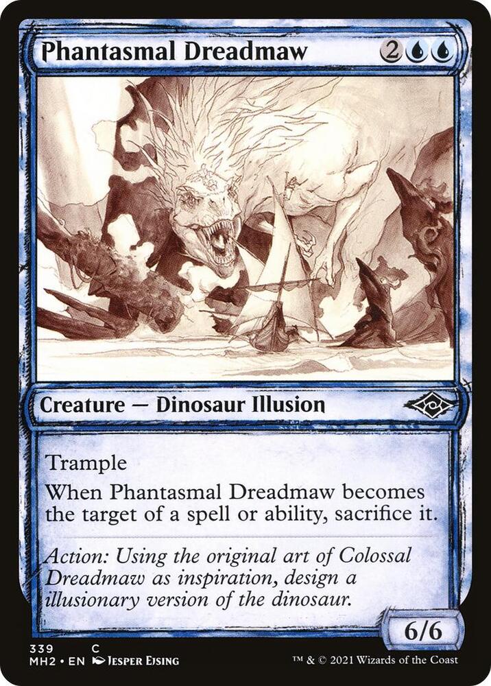 Phantasmal Dreadmaw (Showcase) (339) [Modern Horizons 2] [Showcase]