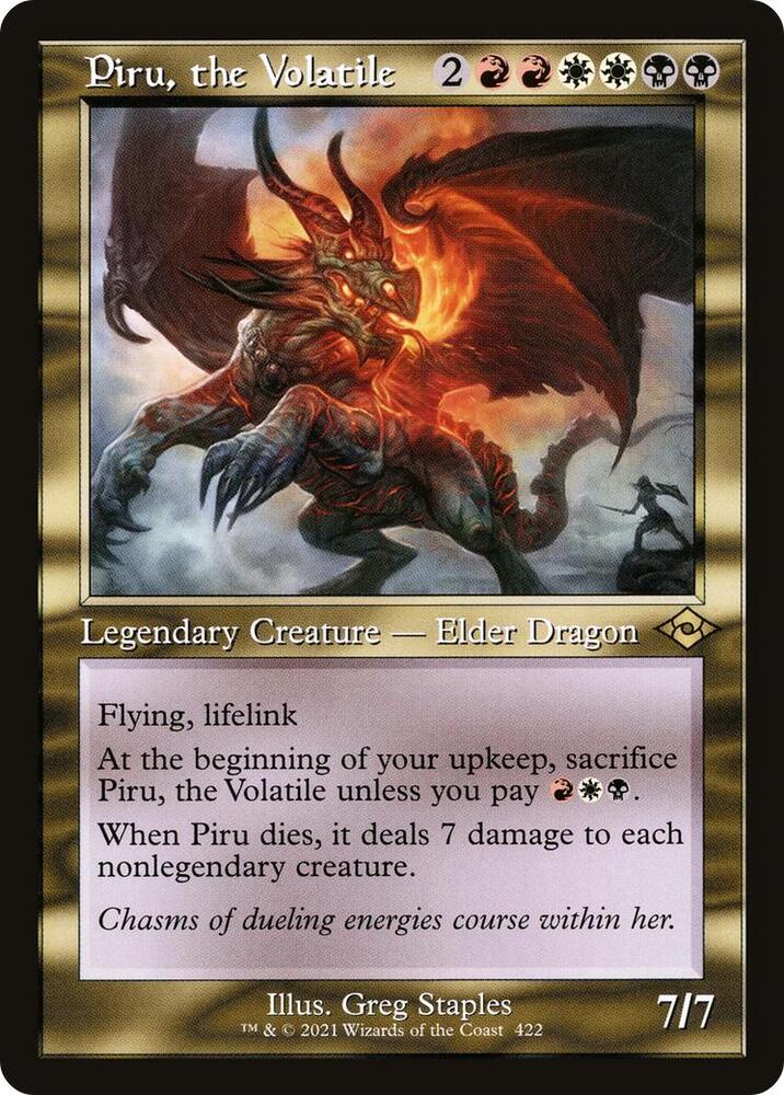 Piru, the Volatile (Retro Frame) (422) [Modern Horizons 2]