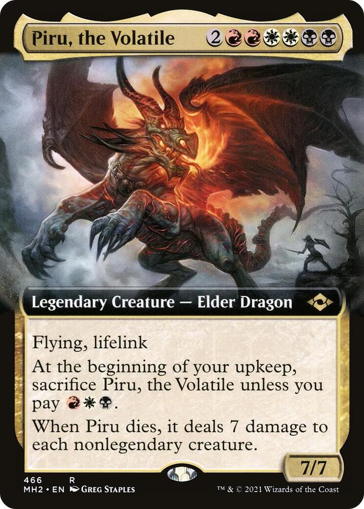 Piru, the Volatile (Extended Art) (466) [Modern Horizons 2] [Extended Art]