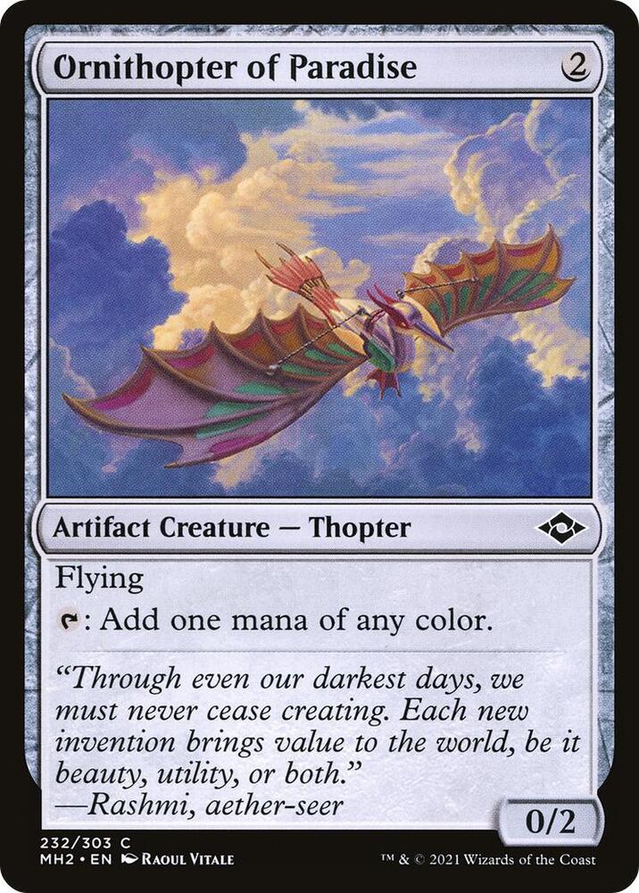 Ornithopter of Paradise (232) [Modern Horizons 2]