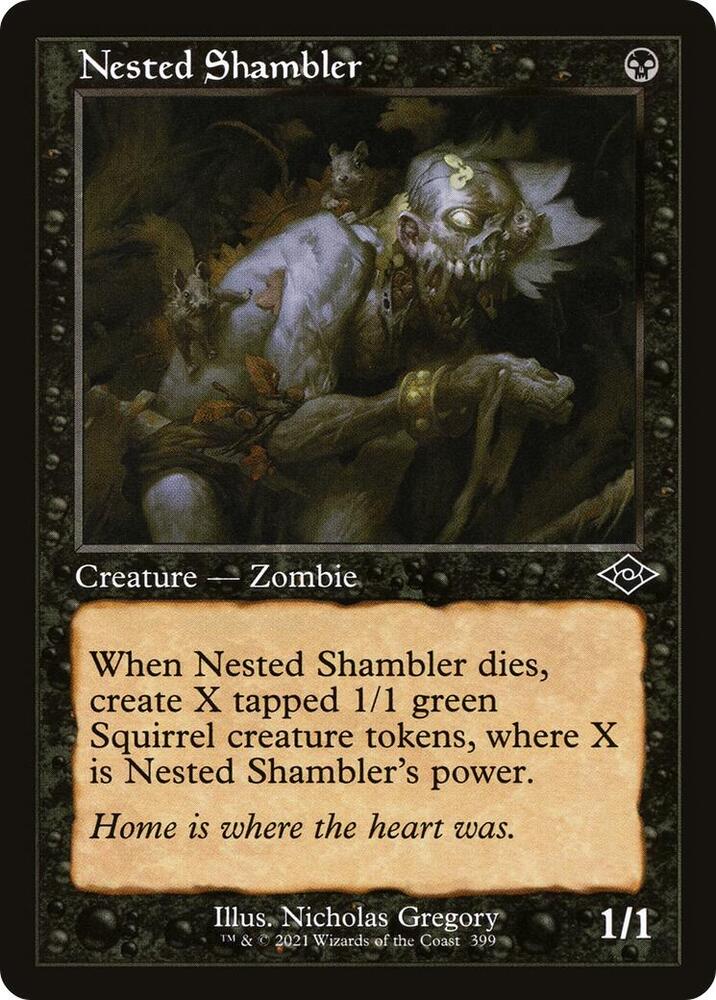 Nested Shambler (Retro Frame) (399) [Modern Horizons 2]