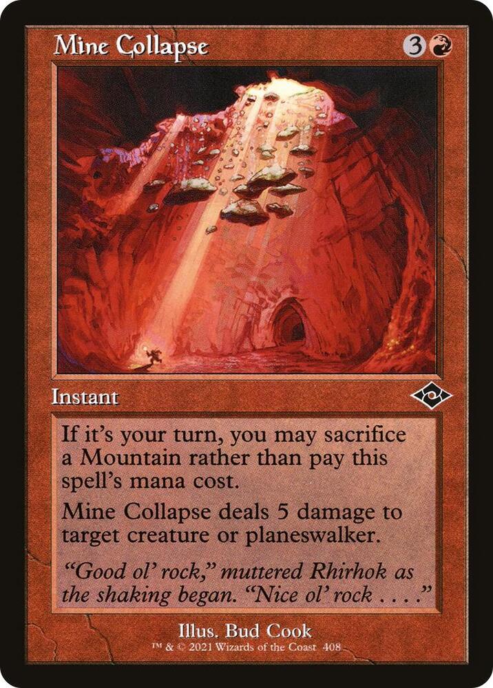 Mine Collapse (Retro Frame) (408) [Modern Horizons 2]