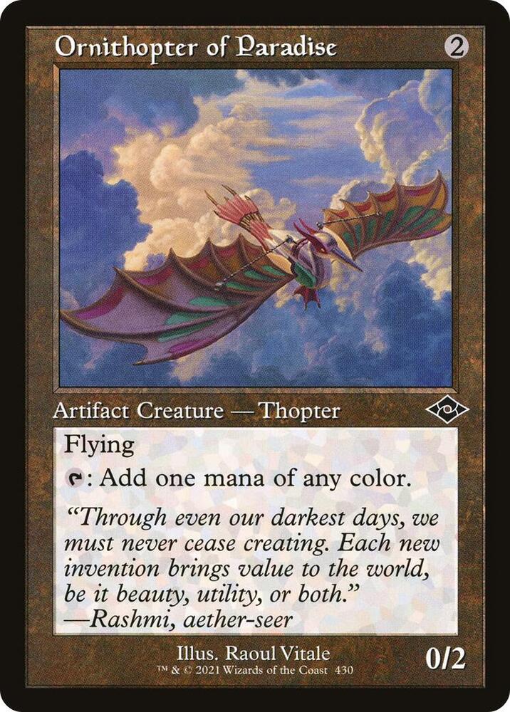 Ornithopter of Paradise (Retro Frame) (430) [Modern Horizons 2]