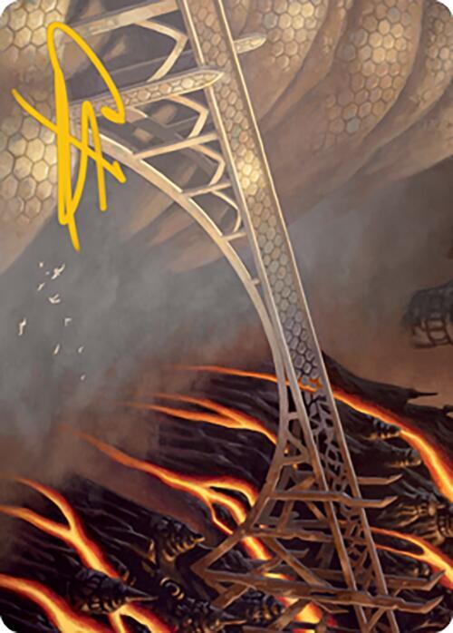 Rustvale Bridge Art Card (Gold-Stamped Signature) (77) [Modern Horizons 2 Art Series]