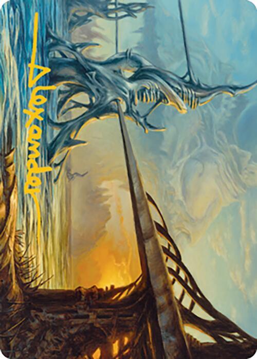 Razortide Bridge Art Card (Gold-Stamped Signature) (76) [Modern Horizons 2 Art Series]