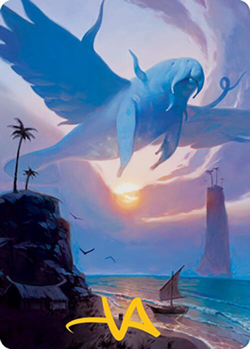 Aeromoeba Art Card (Gold-Stamped Signature) (11) [Modern Horizons 2 Art Series]