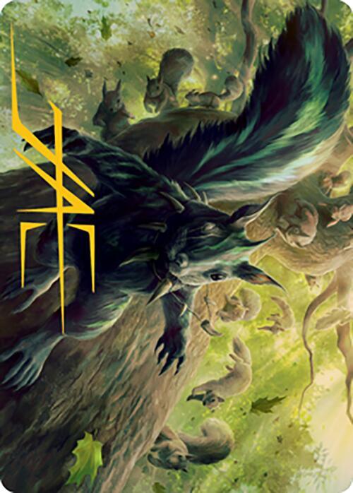 Chatterfang, Squirrel General Art Card (68/81) (Gold-Stamped Signature) [Modern Horizons 2 Art Series]