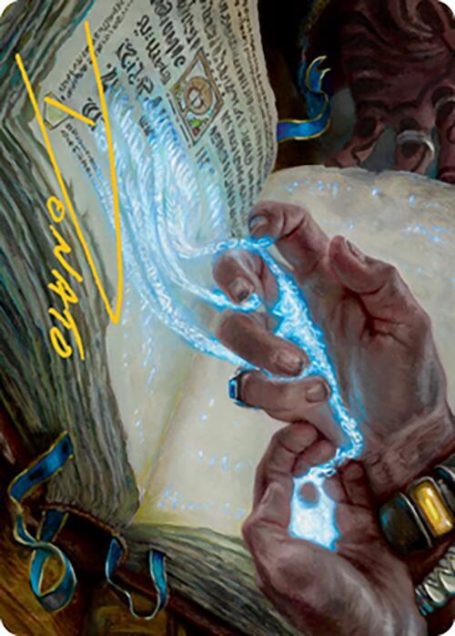 Mystic Redaction Art Card (Gold-Stamped Signature) (16) [Modern Horizons 2 Art Series]