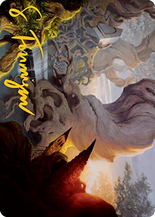Yavimaya, Cradle of Growth Art Card (Gold-Stamped Signature) (66) [Modern Horizons 2 Art Series]