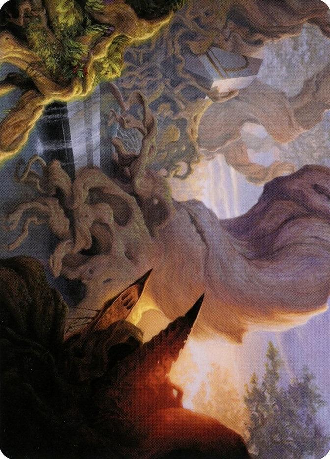 Yavimaya, Cradle of Growth Art Card (66) [Modern Horizons 2 Art Series]