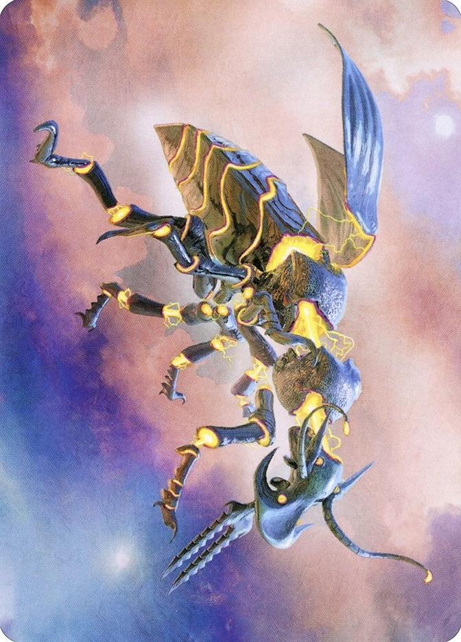 Zabaz, the Glimmerwasp Art Card (65) [Modern Horizons 2 Art Series]
