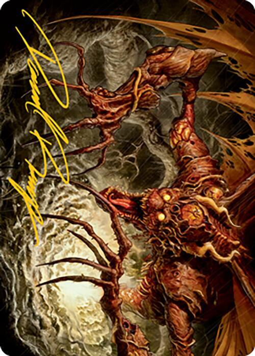 Archfiend of Sorrows Art Card (Gold-Stamped Signature) (26) [Modern Horizons 2 Art Series]