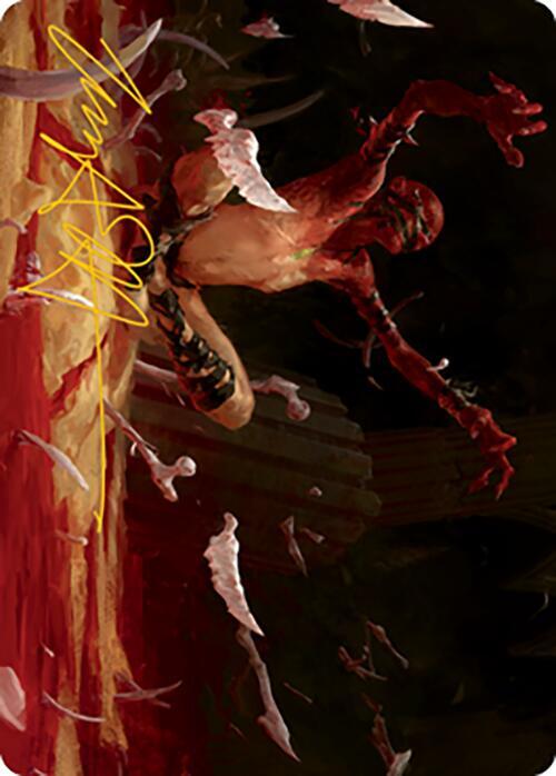 Bone Shards Art Card (Gold-Stamped Signature) (27) [Modern Horizons 2 Art Series]