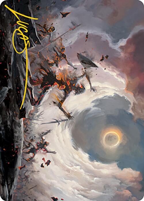 Damn Art Card (Gold-Stamped Signature) (28) [Modern Horizons 2 Art Series]