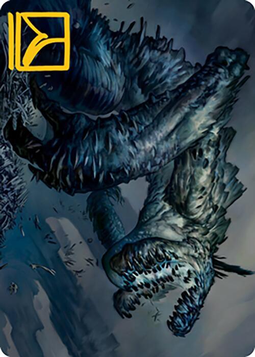 Necrogoyf Art Card (Gold-Stamped Signature) (31) [Modern Horizons 2 Art Series]