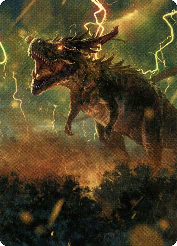 Thrasta, Tempest's Roar Art Card (42/81) [Modern Horizons 2 Art Series]
