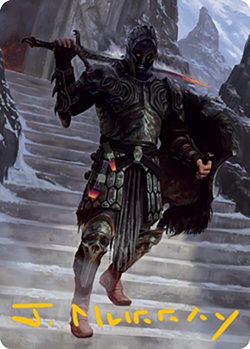Dakkon, Shadow Slayer Art Card (49/81) (Gold-Stamped Signature) [Modern Horizons 2 Art Series]