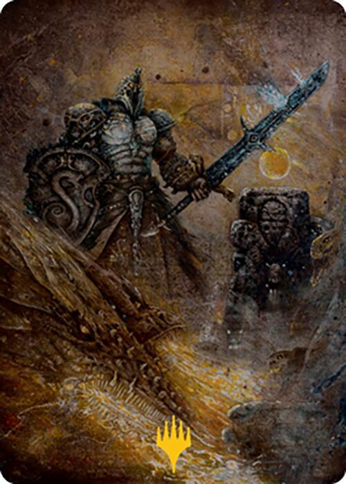 Dakkon, Shadow Slayer Art Card (48/81) (Gold-Stamped) [Modern Horizons 2 Art Series]