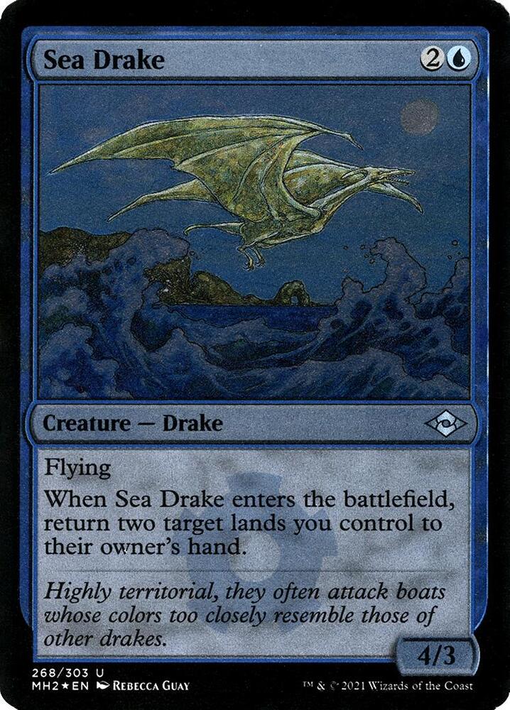 Sea Drake (Foil Etched) (268) [Modern Horizons 2]