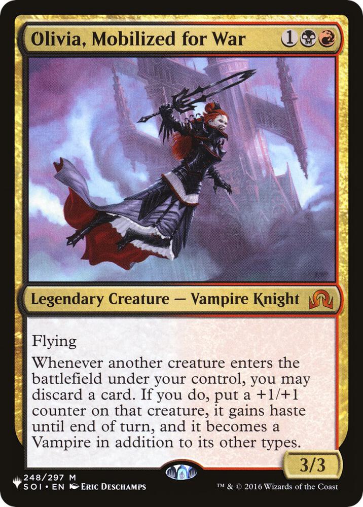 Olivia, Mobilized for War (248/297) [The List]