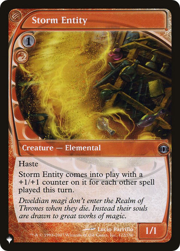 Storm Entity (122/180) [The List]