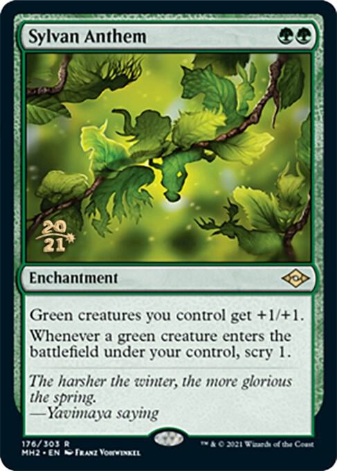 Sylvan Anthem (176) [Prerelease Cards]