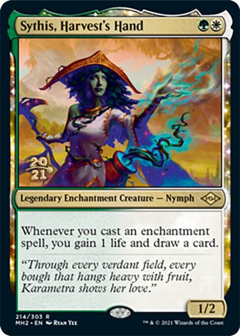 Sythis, Harvest's Hand (214) [Prerelease Cards]